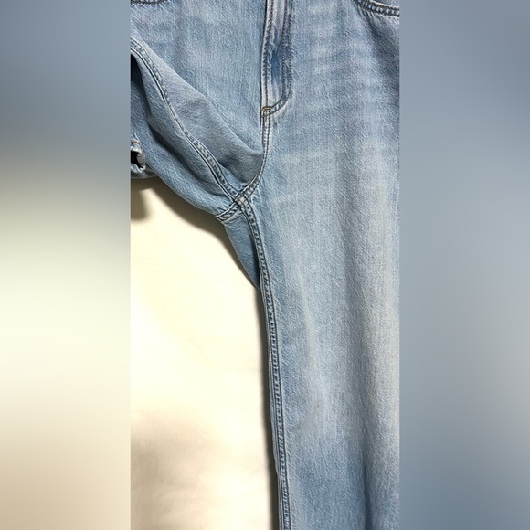 rag & bone Lori Mid-Rise Crop Jeans Wide Leg Light Wash Denim Casual - Picture 7 of 13